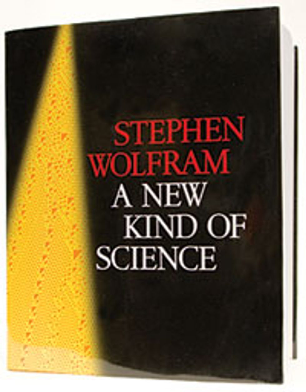 photo of book cover 'A New Kind of Science'