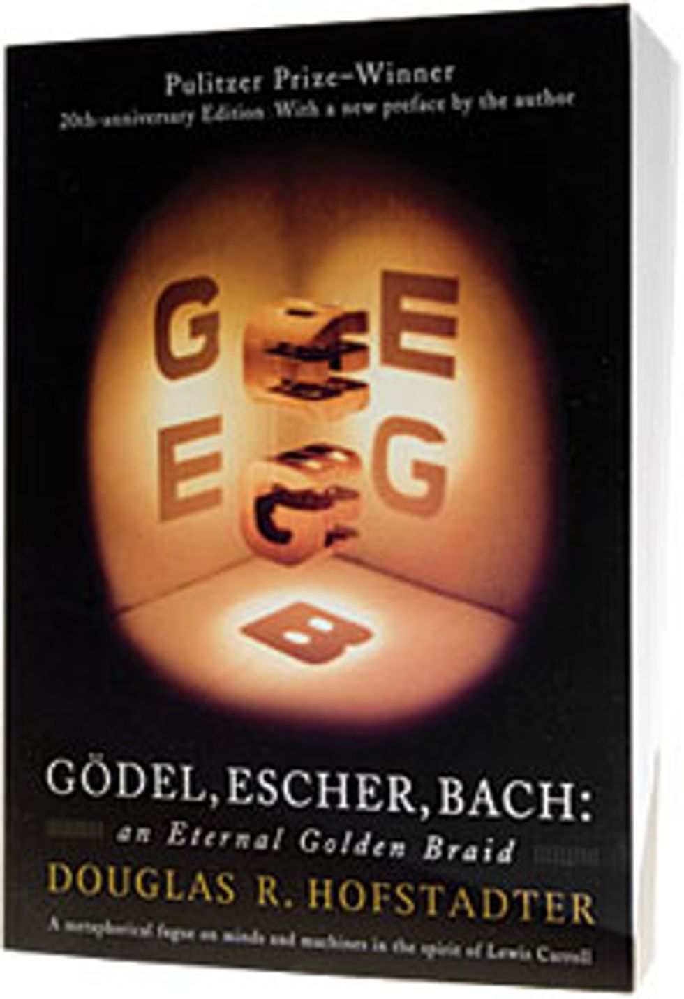 photo of book cover 'Go\u0308del, escher, Bach: An eternal Golden Braid'