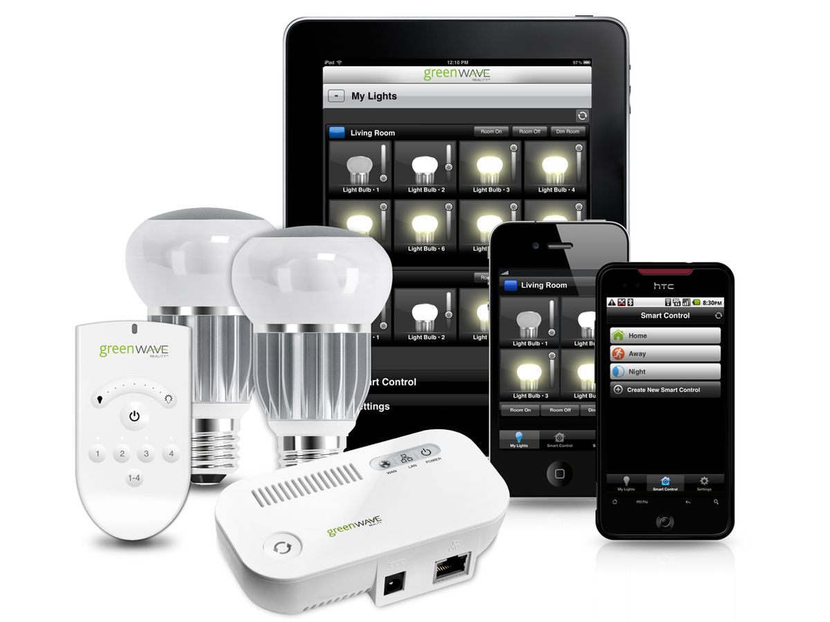 photo of bulbs and smart devices