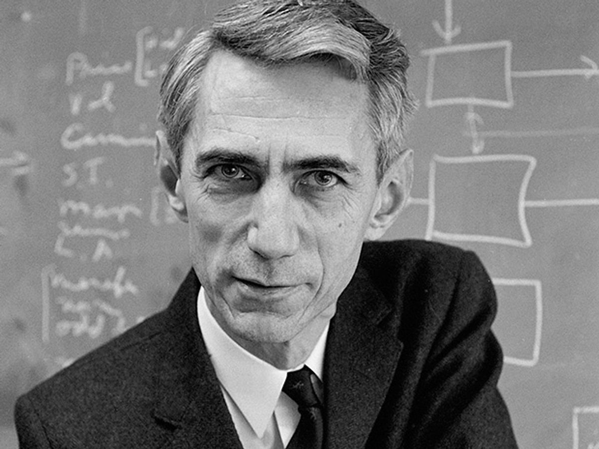 Photo of Claude Shannon.