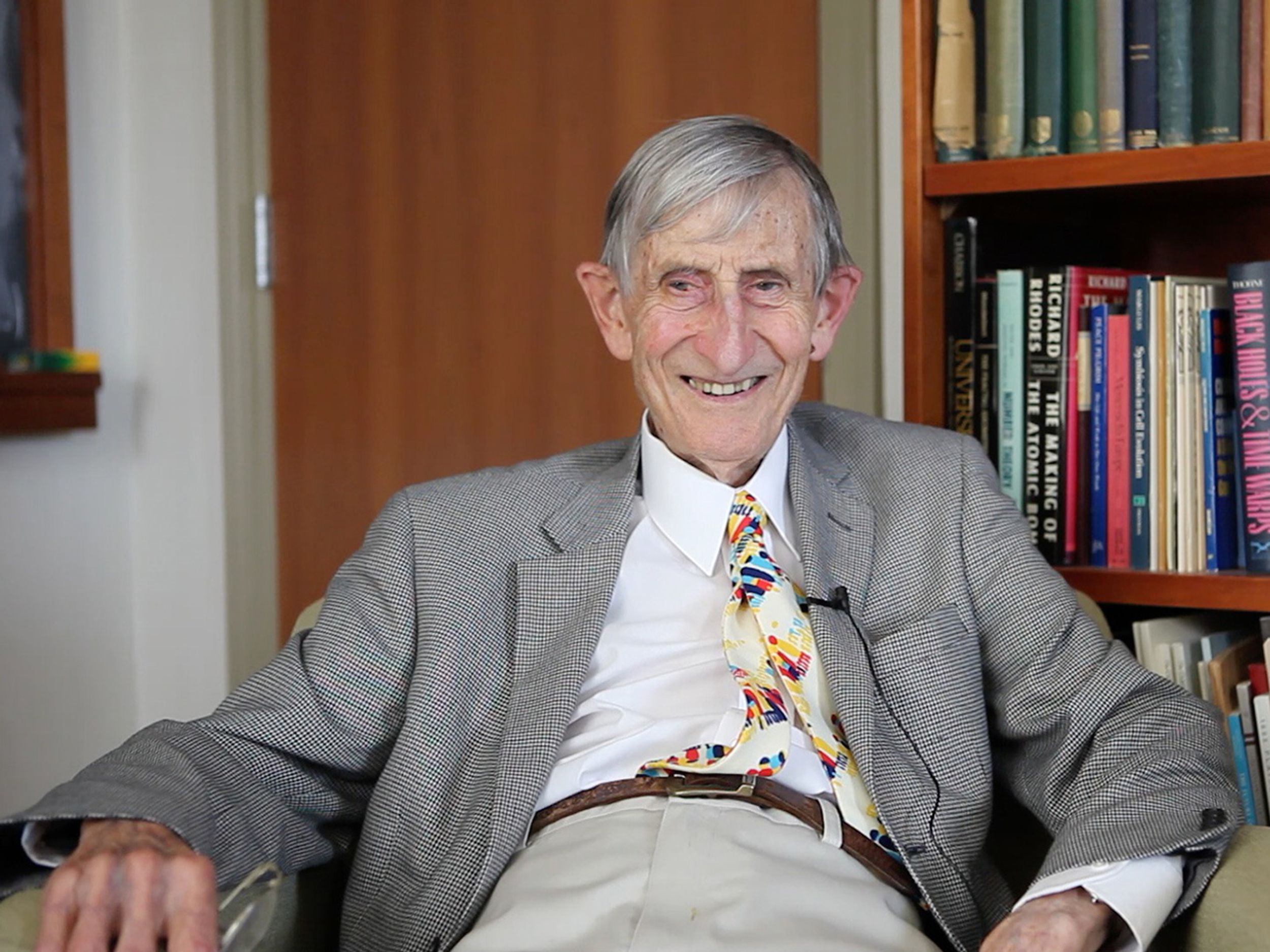 Photo of Freeman Dyson.