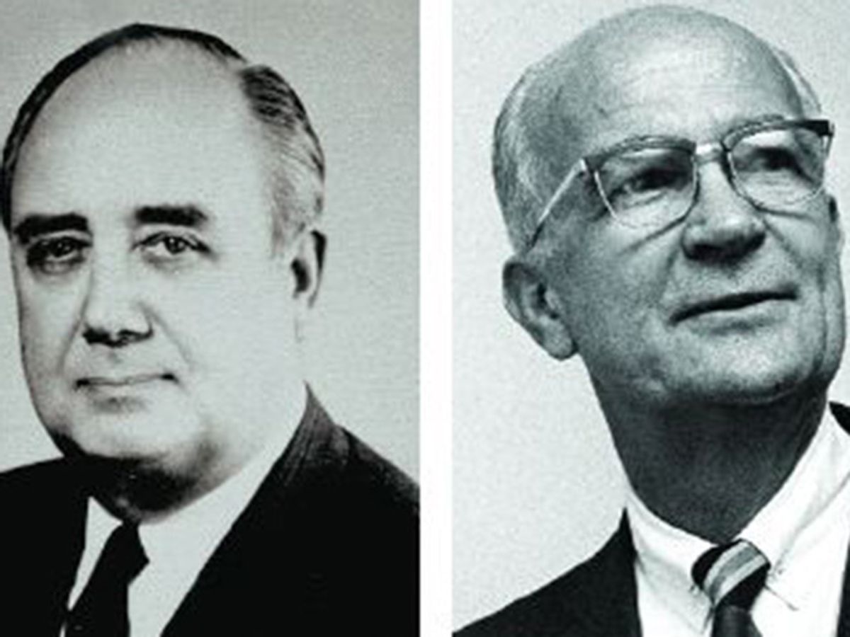 Photo of Gordon Teal and William Shockley