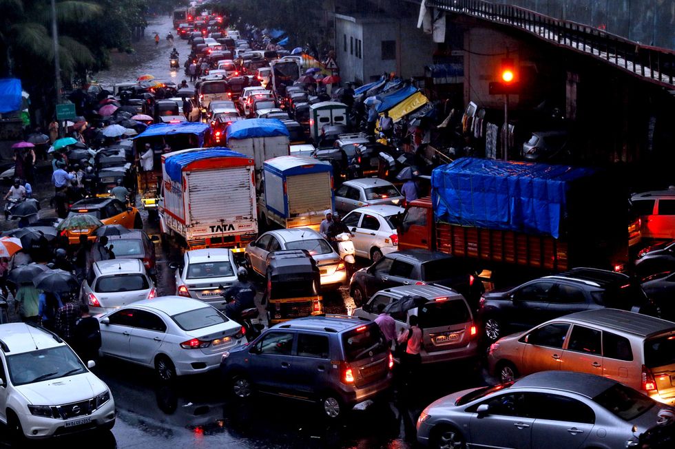 photo of Mumbai\u2019s monsoon season gridlock