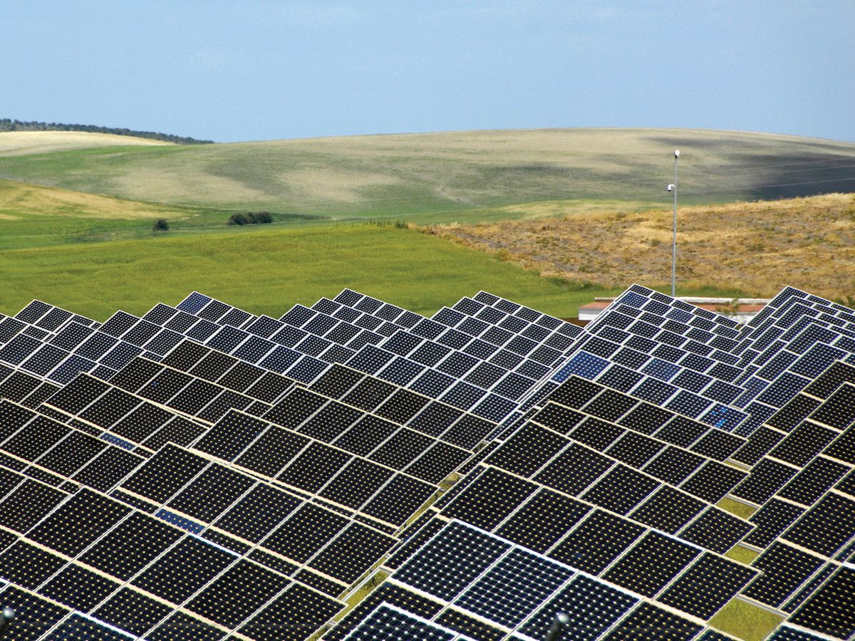 photo of photovoltaics in Cuervo, Spain, under scrutiny