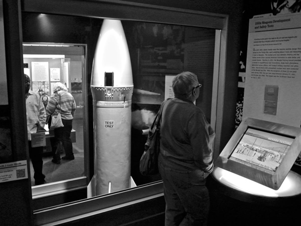 Photo of the AIR-2 Genie was a 1.5-kiloton nuclear missile.