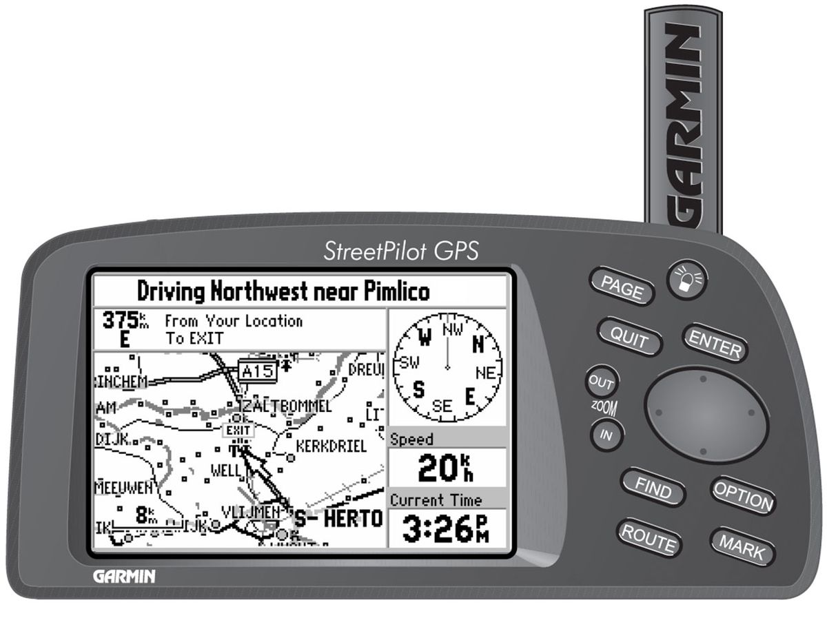 Photo of the Garmin StreetPilot GPS