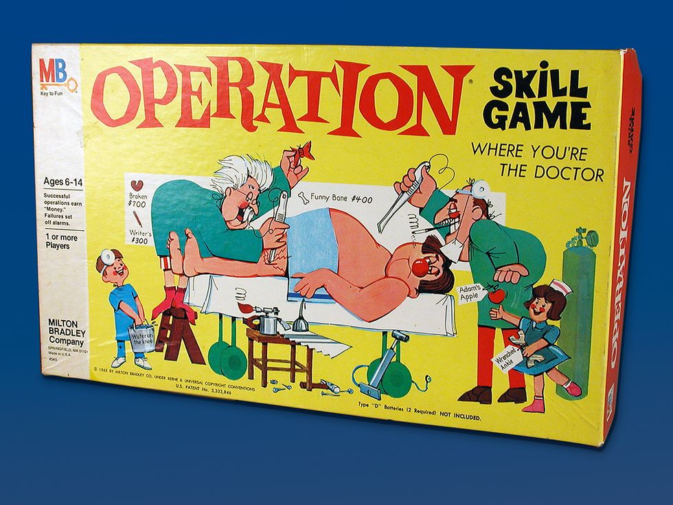 Photo of the Operation game box.