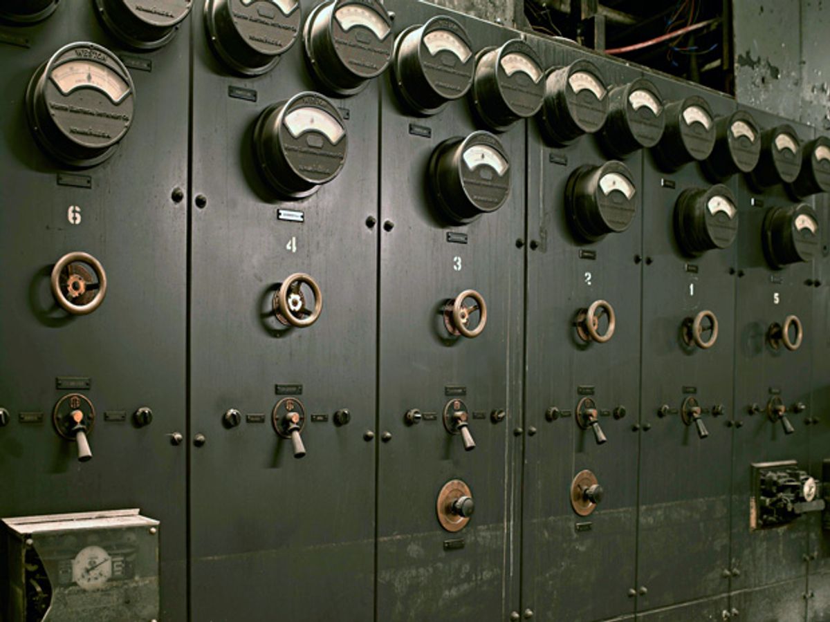 Photo of the original 1929 control board