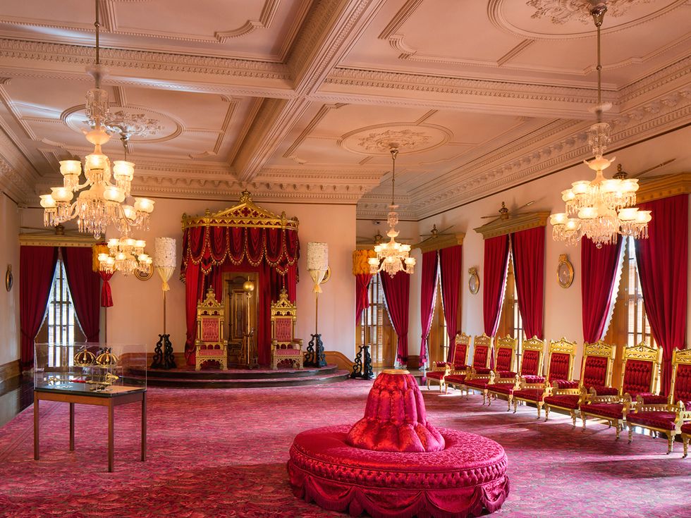 Photo of the throne room at Iolani Palace