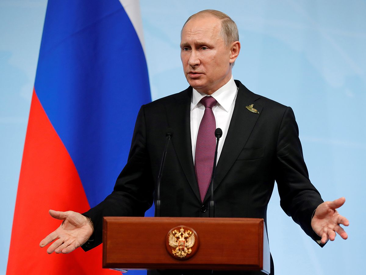 Photograph of Russian president Vladimir Putin.