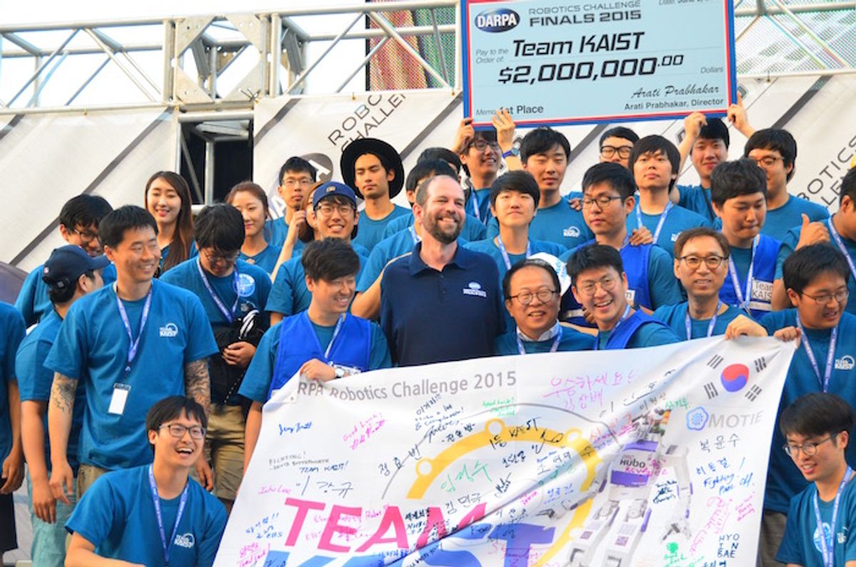 Team KAIST Wins DARPA Robotics Challenge
