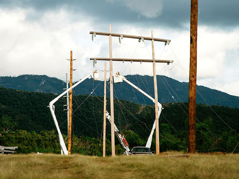 Puerto Rico is getting 50,000 new power poles.