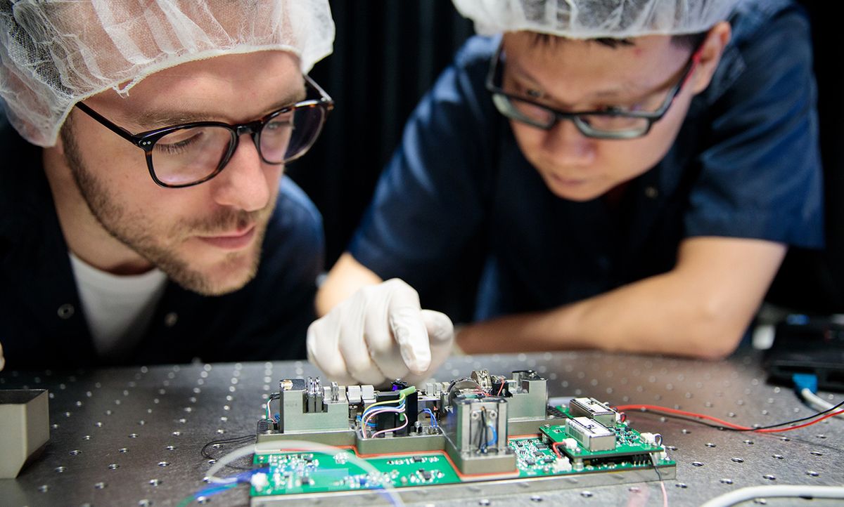 Researchers at the Centre for Quantum Technologies in Singapore building rugged and compact QKD instruments for spaceflight.