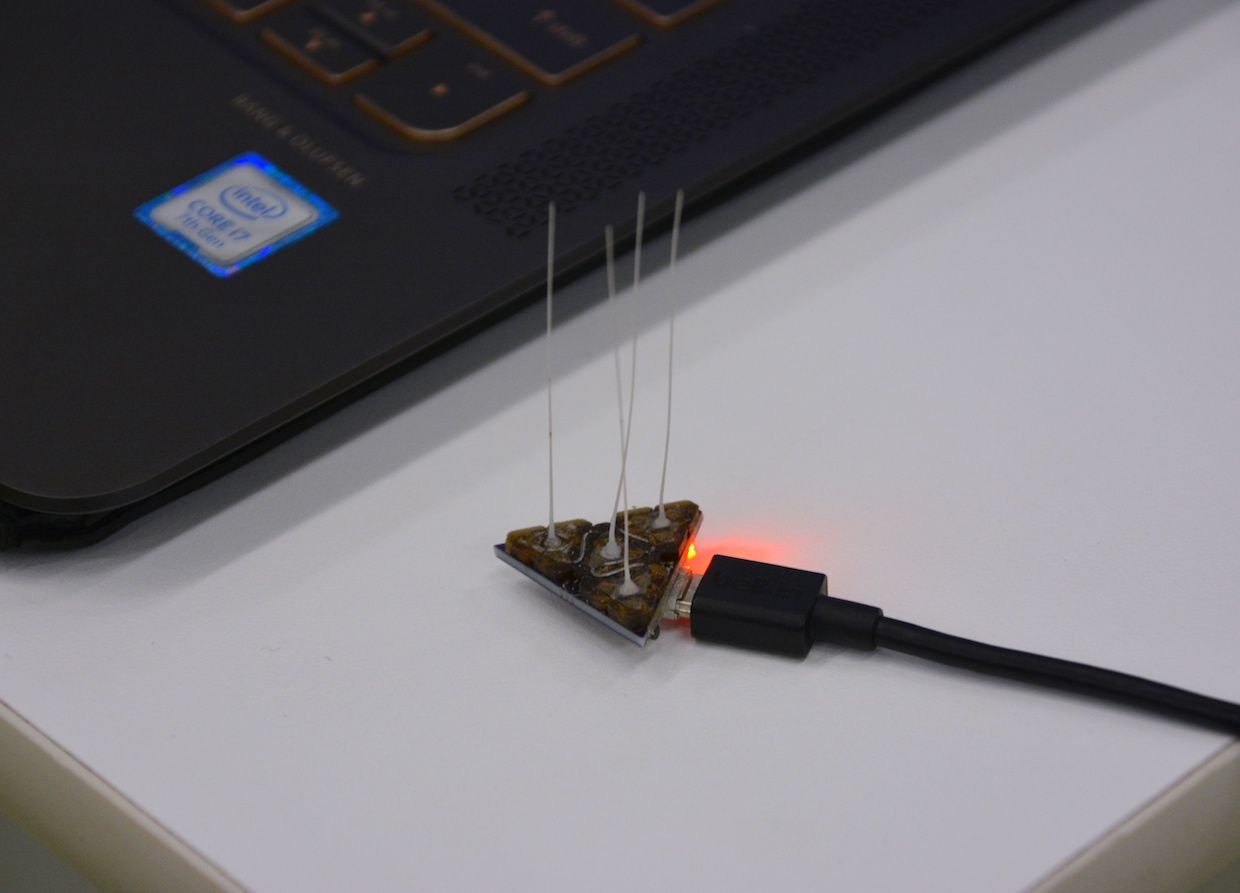 Sensitive Whiskers for Tiny Drones