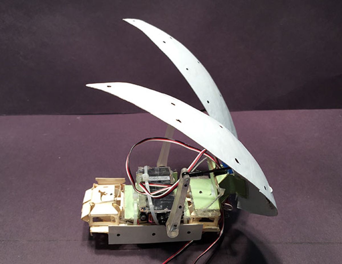Researchers develop cockroach robot that flips itself with insect-inspired wings