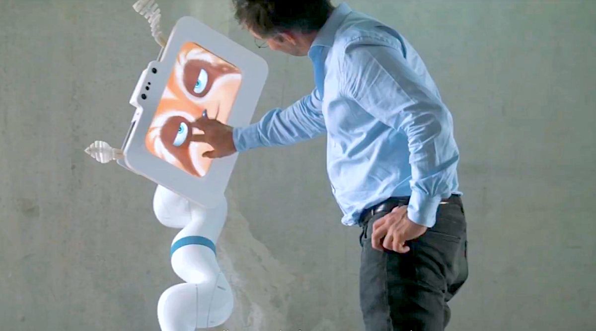Robotic creature designed by French robotics company Spoon