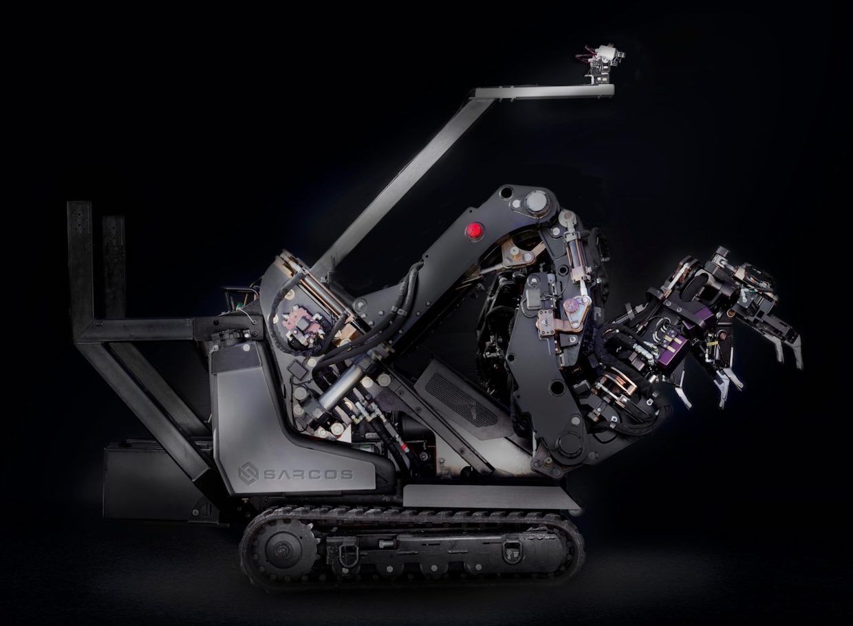 Sarcos GT is a highly mobile, dexterous human-controlled robotic system