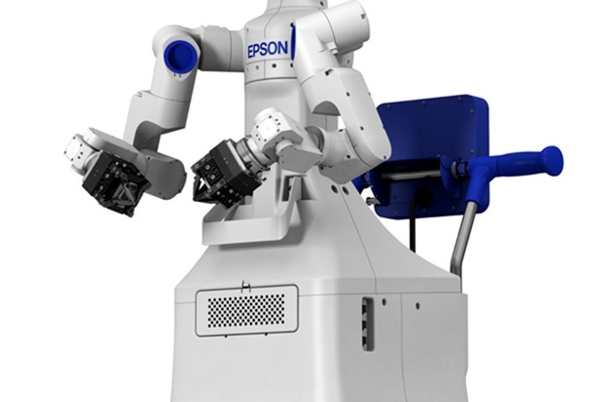 Seiko Epson Shows Off Its Dual-Arm Robot - IEEE Spectrum