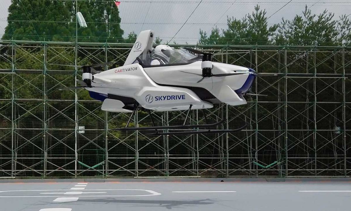 SkyDrive’s VTOL in flight