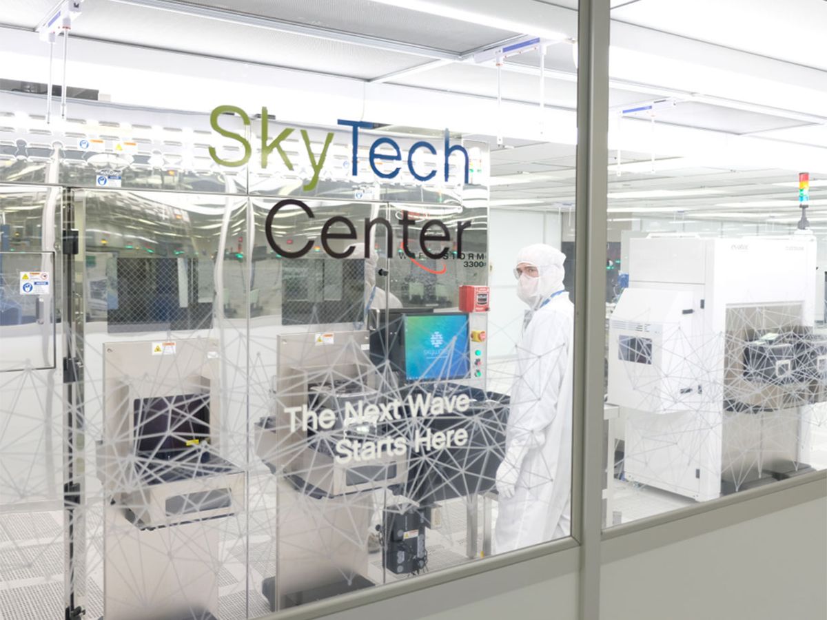 SkyWater Technology, a semiconductor foundry in Minnesota, is operating because it has been deemed an essential business. (This photo was taken well before the COVID-19 crisis.) 