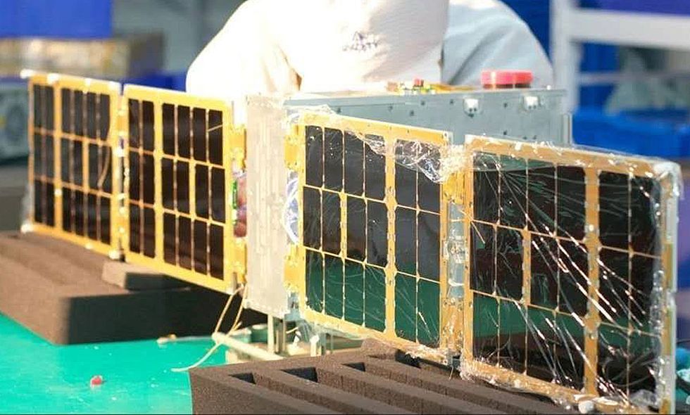 Spacety\u2019s Xiaoxiang-1-07 CubeSat undergoing testing.
