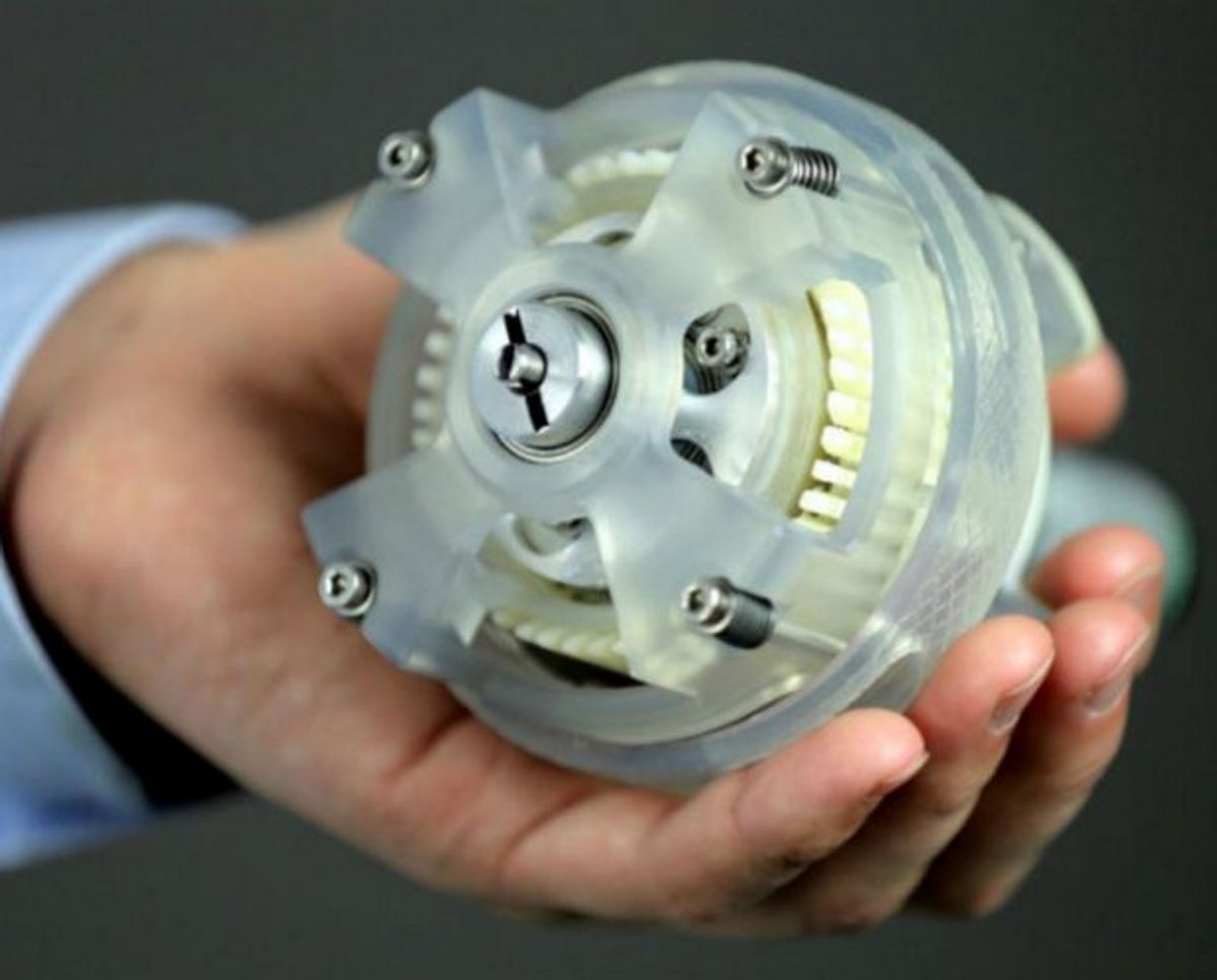 SRI's Inception Drive, an infinitely variable transmission for robotics