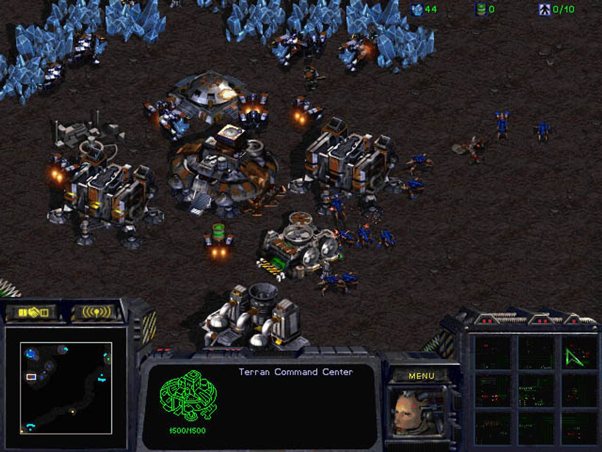 StarCraft screenshot.