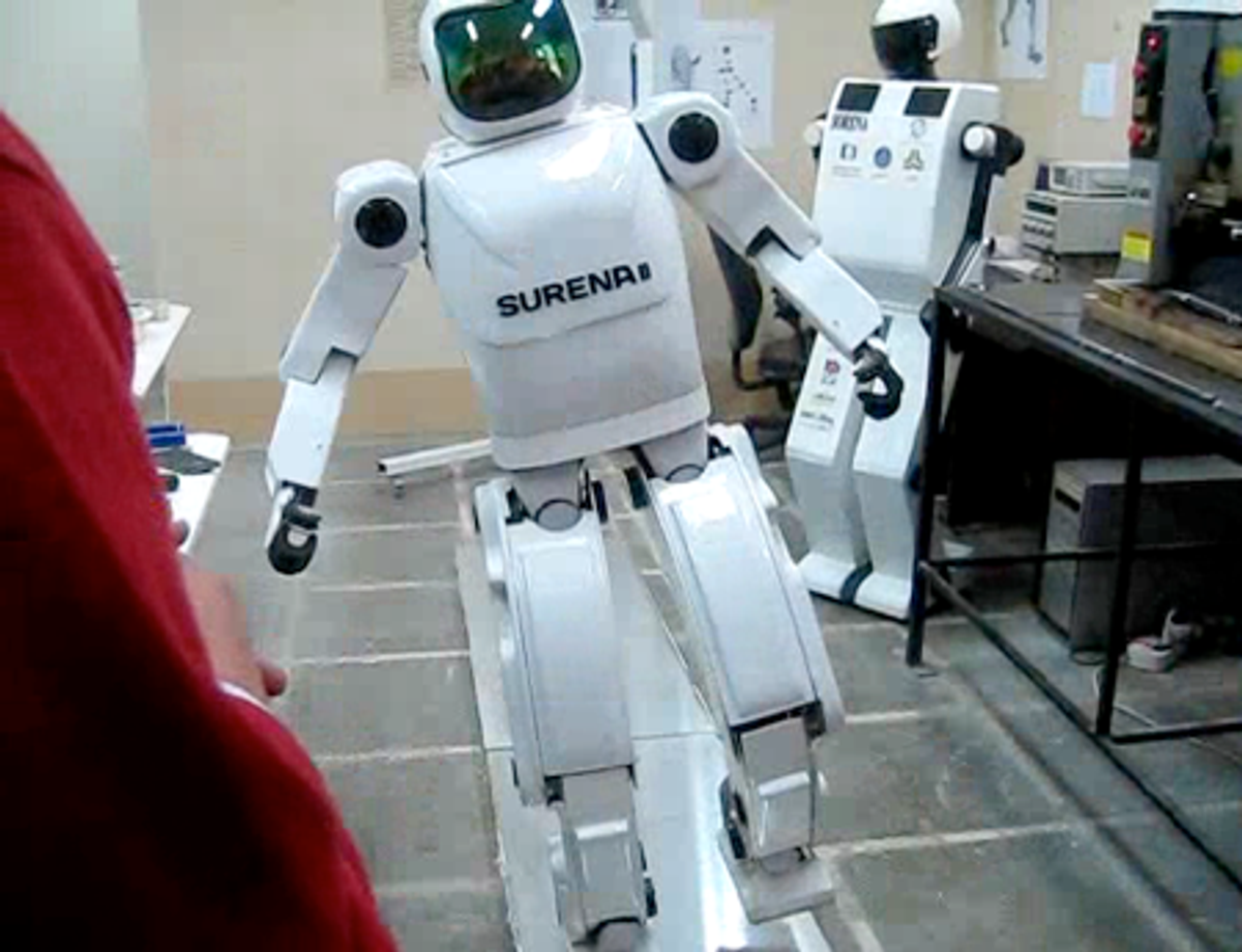Surena II, an adult-size humanoid robot developed at the University of Tehran, in Iran