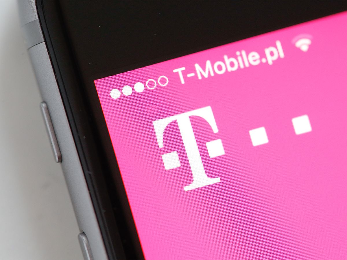 T-Mobile App shown on a phone