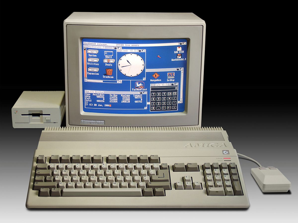 The Amiga computer.