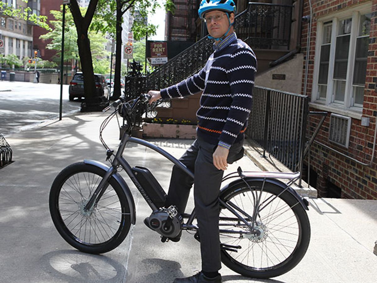 The Bosch Electric Townie Go! electric bicycle.