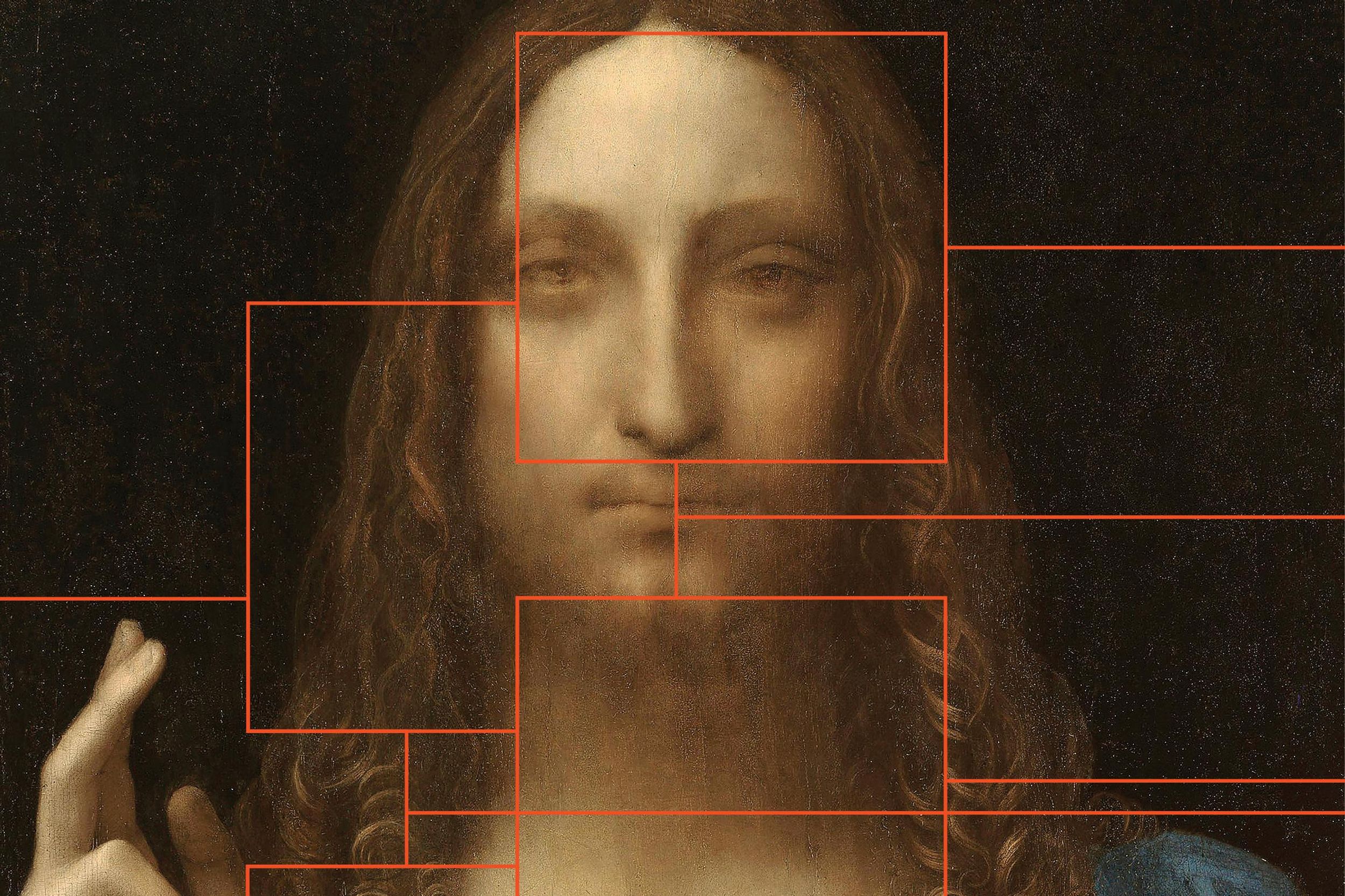 The image of Leonardo da Vinci's Salvator Mundi
