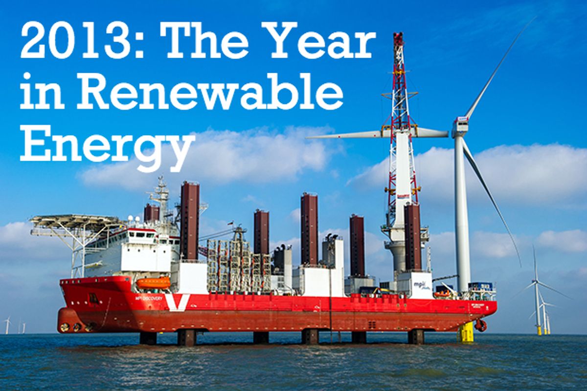 2013 Renewable Energy Recap: A Year of Record Setters and Energy Storage Momentum