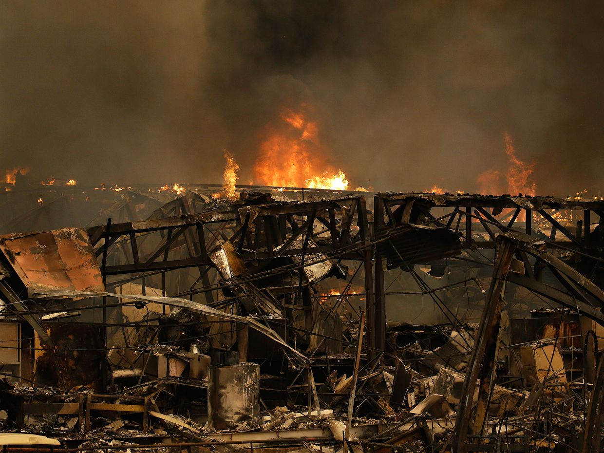 The October fires that tore through California's wine country burned a trove of the Hewlett-Packard Co.'s historical documents, housed in modular buildings on the campus of Keysight Technologies in Santa Rosa