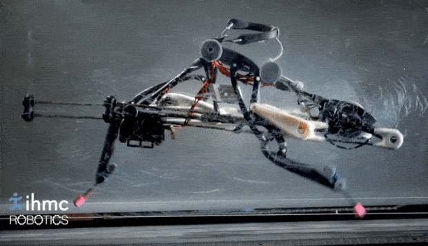 The Planar Elliptical Runner robot developed by IHMC.