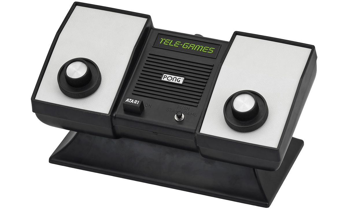 The Sears Tele-Games Atari Pong console, released in 1975.