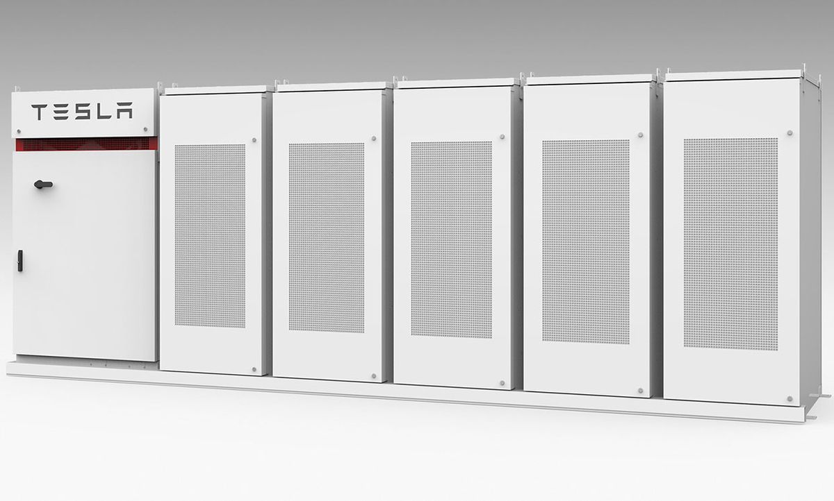 The Tesla Powerpack system