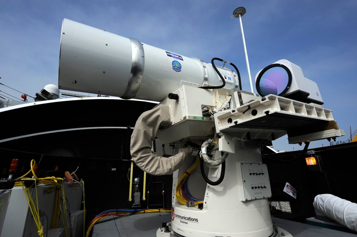 Lockheed Martin Shows Off High-Power Fiber Laser Weapon