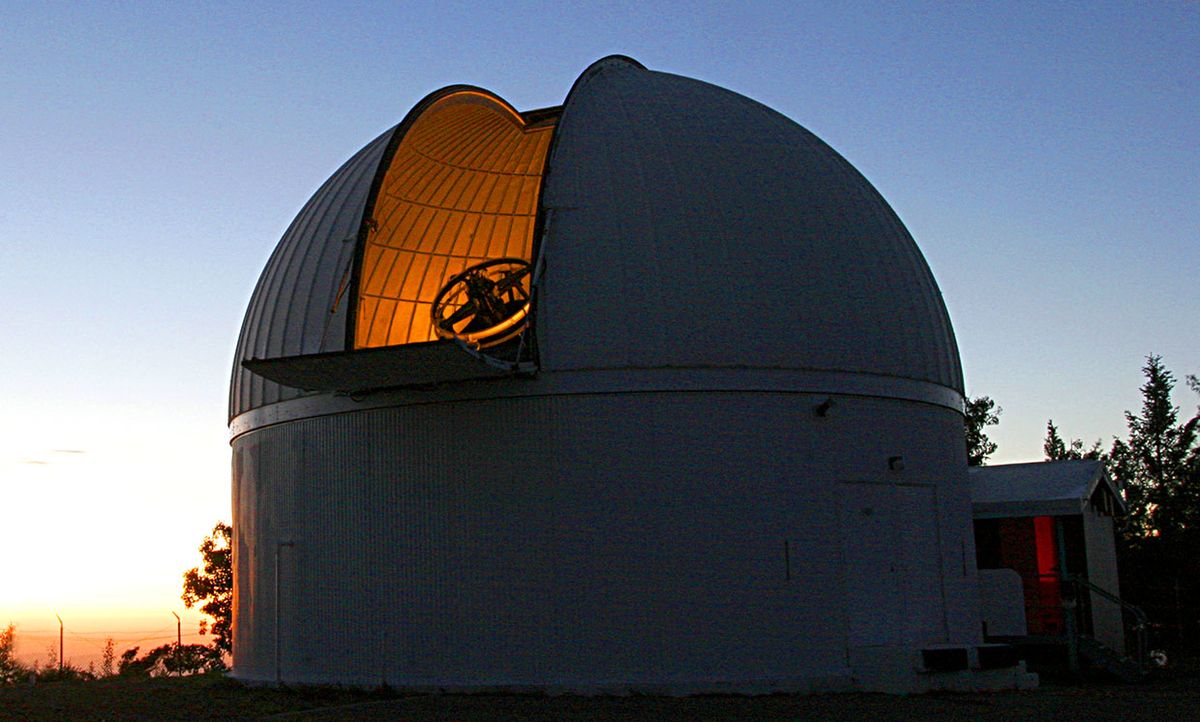 The University of Arizona’s Catalina Sky Survey telescope, to which astronomers have added an automated search system to rapidly respond to gravitational wave detections from the LIGO and VIRGO observatories in the U.S. and Italy.