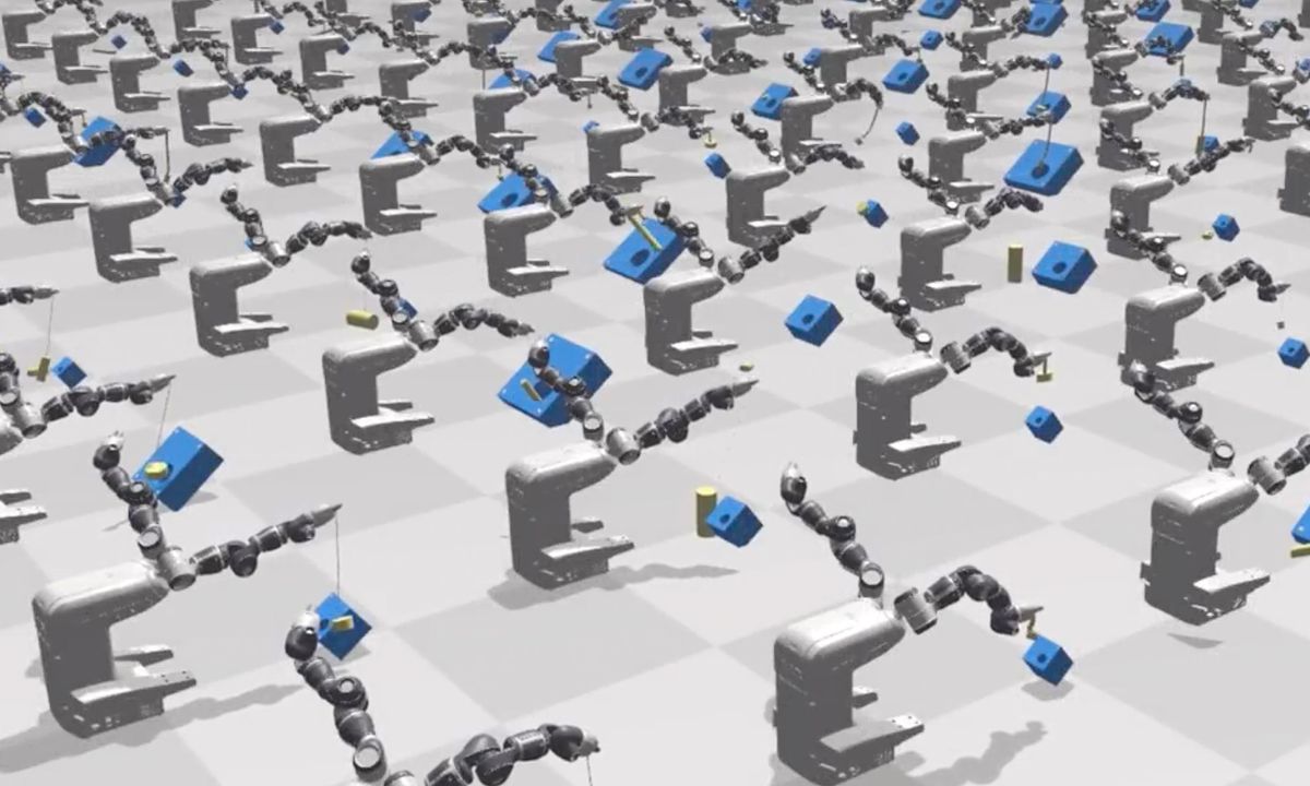 The way to really scale up robot learning is to do as much of it as you can in simulation