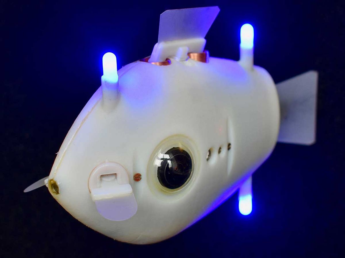 These fish-inspired robots can synchronize their movements without any outside control.