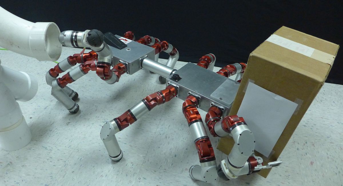 This CMU modular robot turns legs into arms on demand