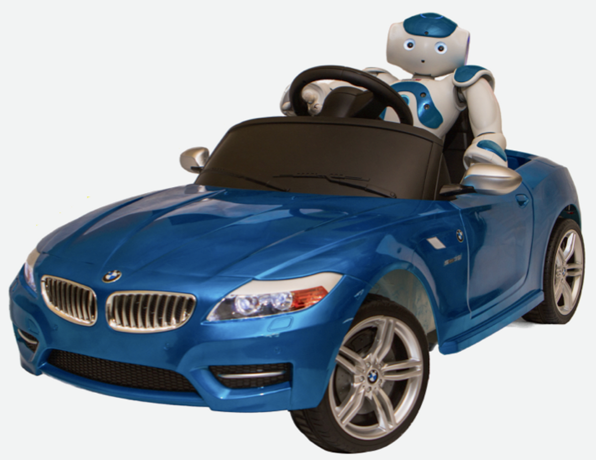 Humanoid Robot Nao Learns to Drive Its Own Car