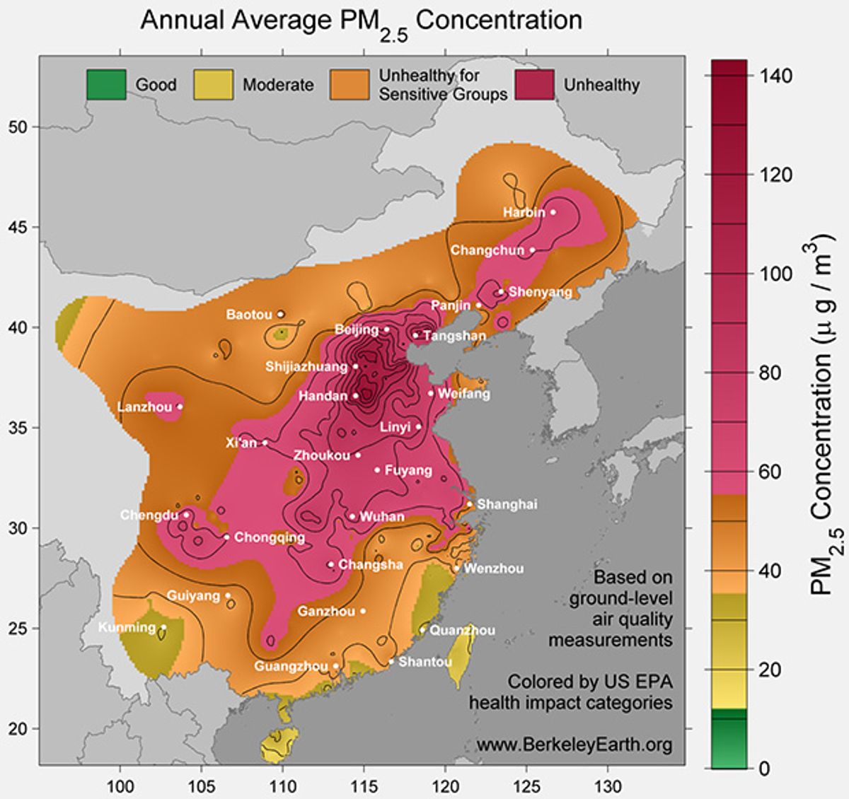New Mapping Tools Show Just How Bad China's Air Pollution Really Is
