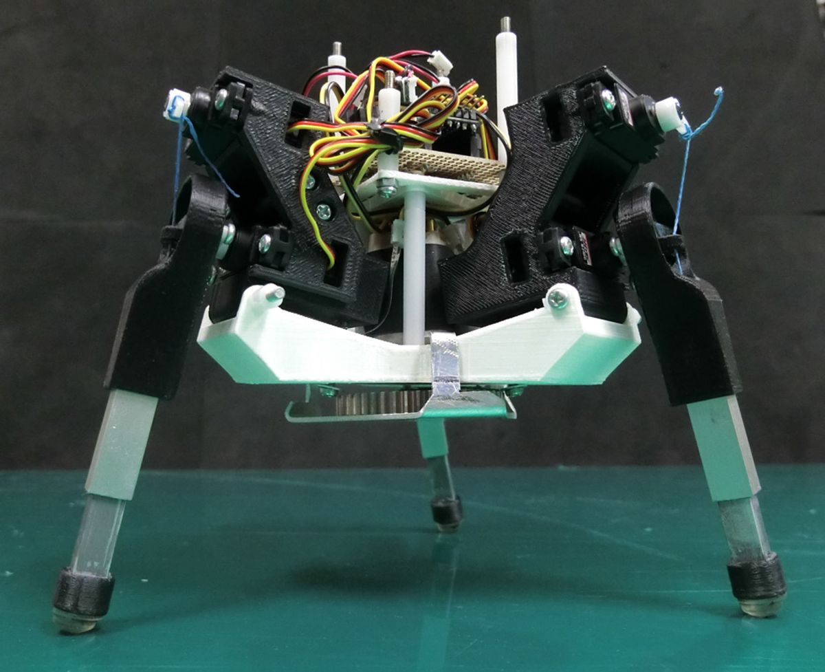 This Osaka University three-legged robot is called Martian Petit