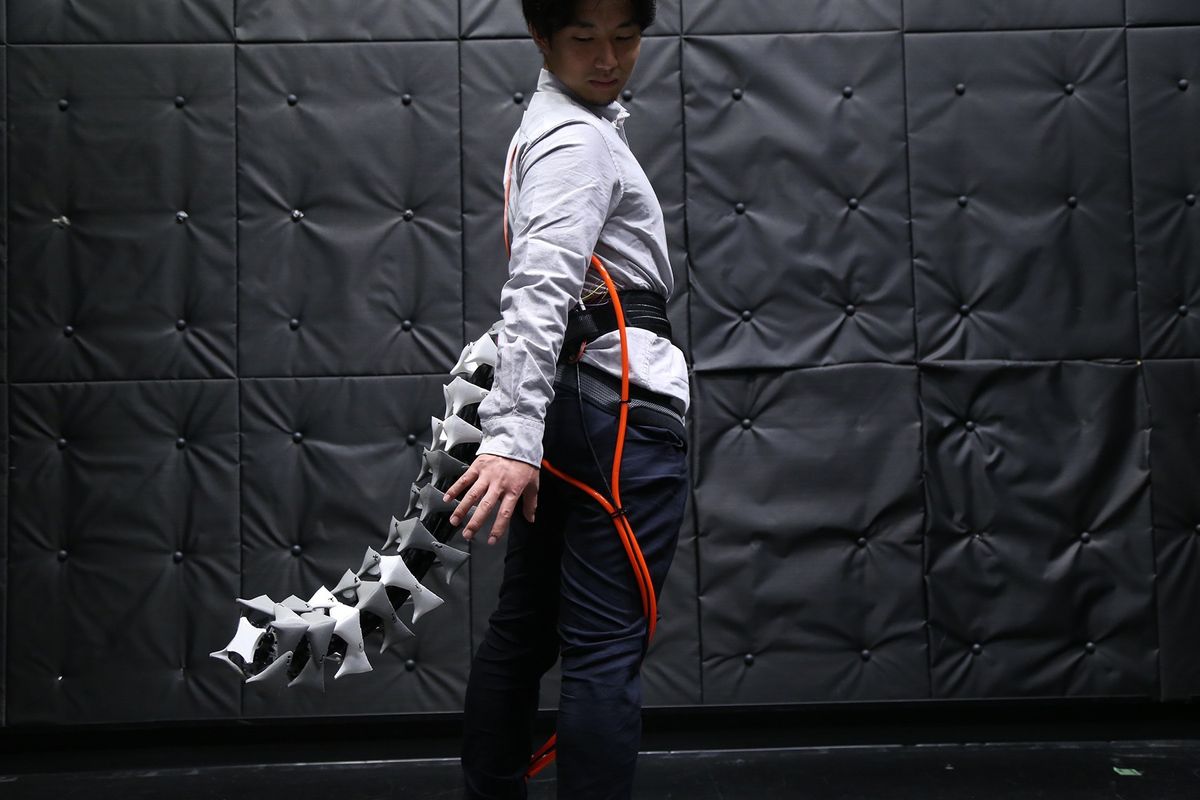 This Wearable Robot Tail Will Help You Balance
