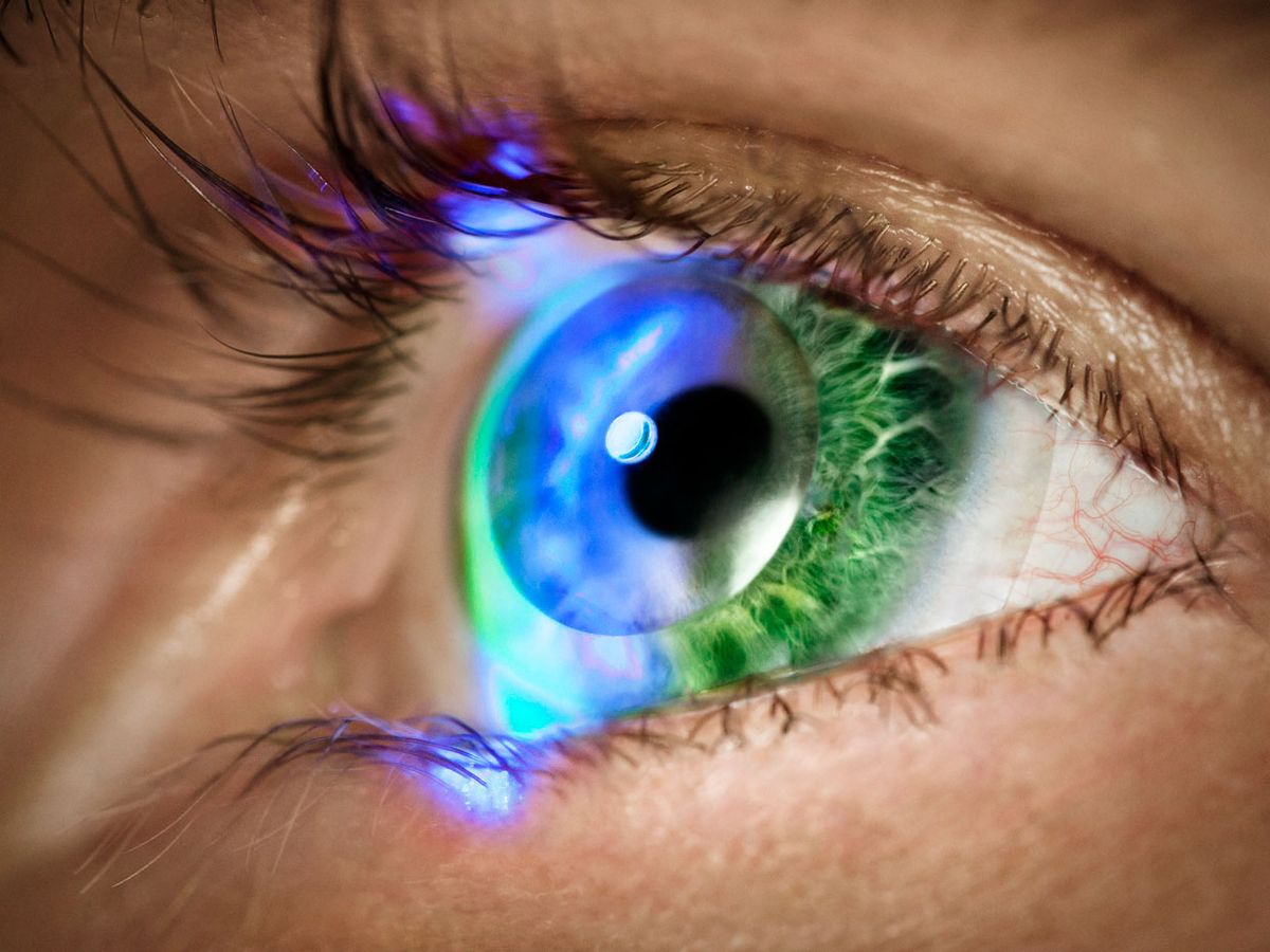 tiny lenslets embedded in a contact lens will allow wearers to see augmented reality eye displays without the head mounted optics otherwise required.
