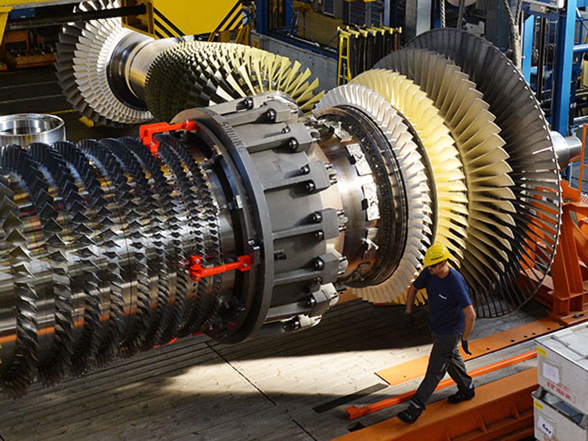 turbine rotor in a gas turbine