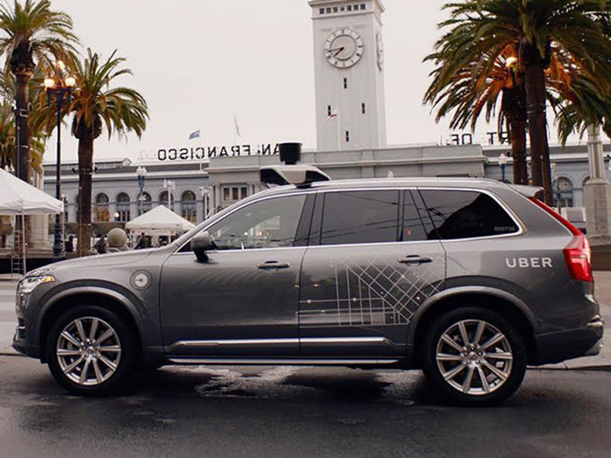 Uber wants to test its self-driving vehicles on California's roads without a permit.