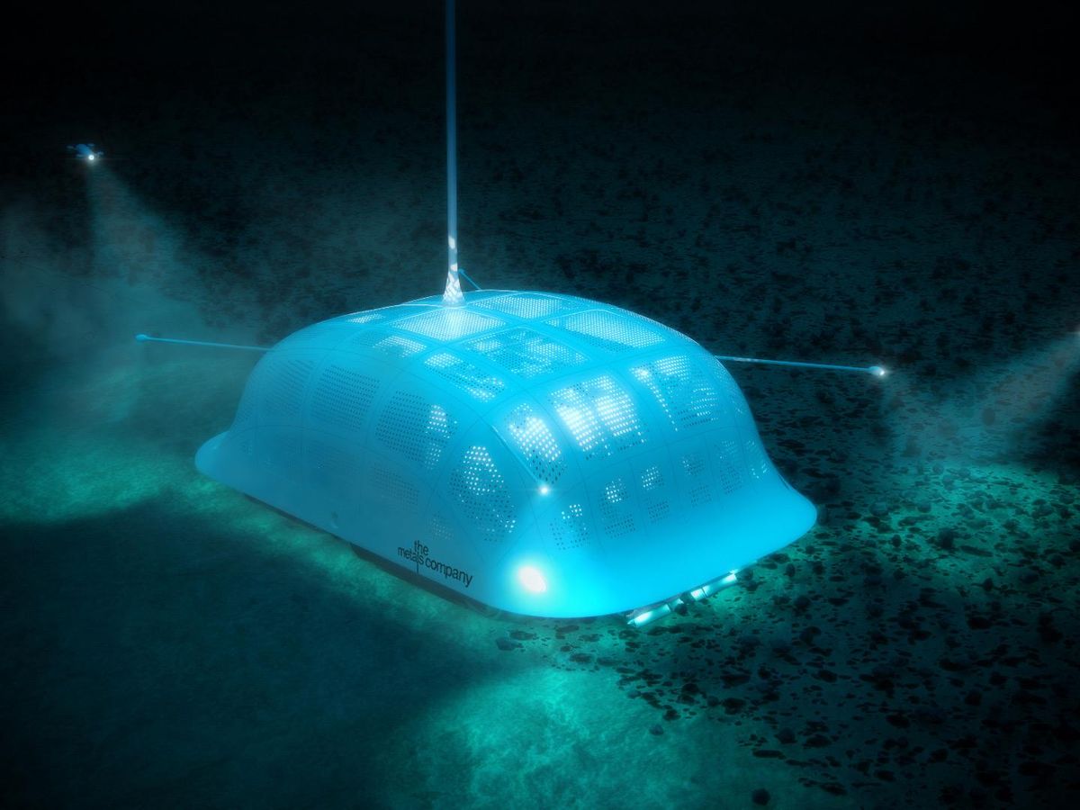 underwater mining robot